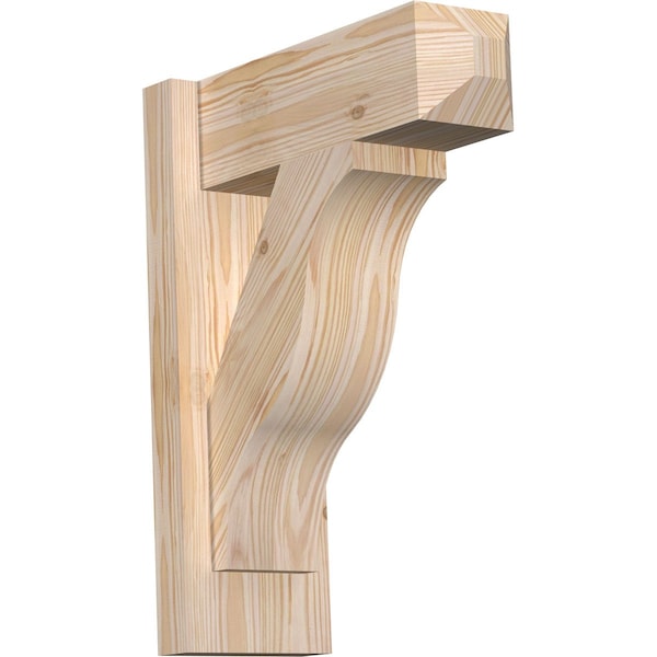 Ekena Millwork Funston Craftsman Smooth Outlooker, Douglas Fir, 5 1/2"W x 14"D x 18"H OUT06X14X18FST04SDF - main